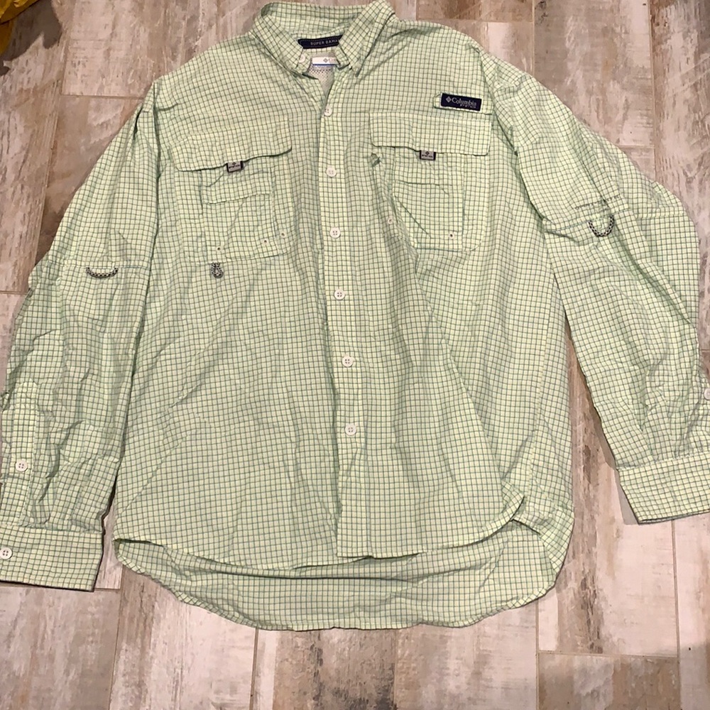 Columbia Omni-Shade Super Bahama Button-Up